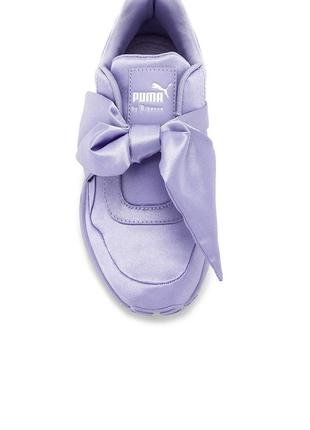 Сникерсы кроссовки кеды с баном fenty by puma rihanna цвет sweet lavender4 фото