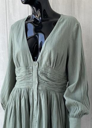 Хлопковое муслиновое платье asos / платье из муслина 100 % хлопок5 фото