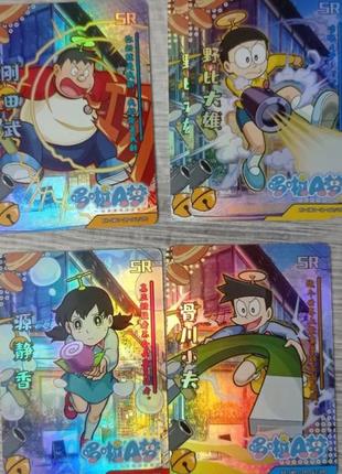 Карточки с разными персонажами аниме манга