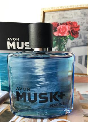 Туалетна вода avon musk marine, 75 ml, ейвон муск маріне, маск ейвон