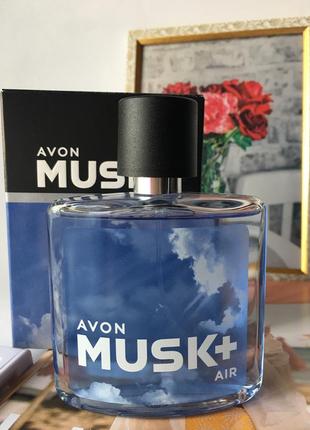 Туалетная вода musk air+ для него, 75 мл, avon / эйвон