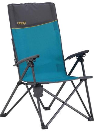 Крісло розкладне кемпінгове uquip becky blue/grey (244026)