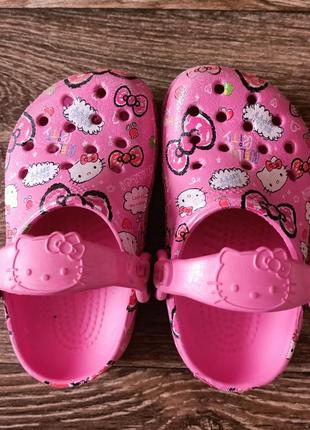 Crocs детские hello kitty original3 фото