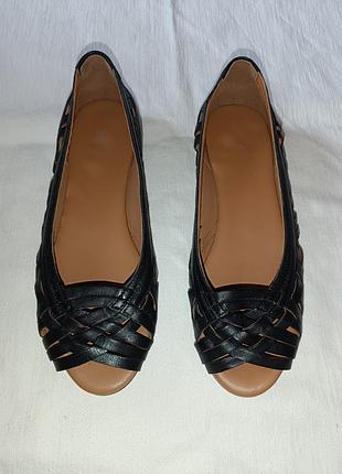 Босоножки балетки из натуральной кожи varese