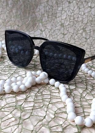 Дизайнерские солнцезащитные очки «кошачий глаз»2 фото