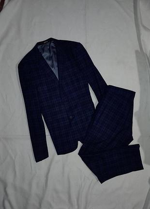 Мужской брючный деловой костюм люкс вечерний выпускной свадебный