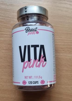 Beastpink, vita pink, витамины для женщин, 120 капсул1 фото