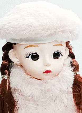 Кукла synergy "модная девушка" в шубе 30 см xz8292 фото