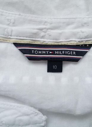 Хлопковая рубашка / блуза tommy hilfiger4 фото