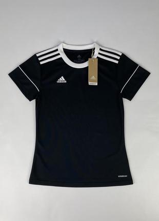Спортивна футболка adidas squadra 17 bj9202 aeroready оригінал нова чорна розмір xs s
