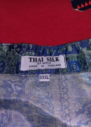 Тайский шелк.стильная рубашка 54 размер6 фото