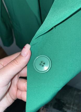 Зеленый пиджак новый s/m; 36-402 фото