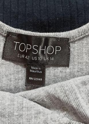 Черный и серый топ topshop3 фото