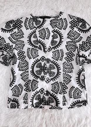 Блузка- вышиванка , блузка в вышивку zara4 фото