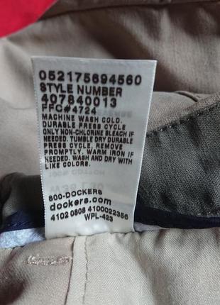 Брендові фірмові бавовняні брюки чиноси dockers(levi's),розмір 36.10 фото