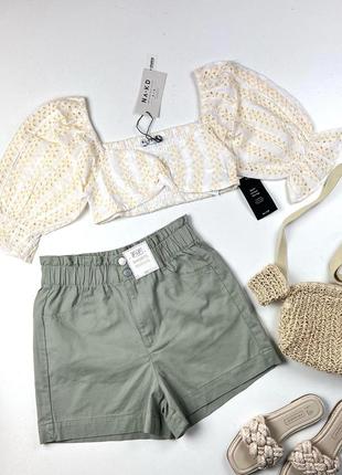 Красивий кроп-топ na-kd (котон)