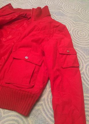 Женская ветровка, курточка snow image, красного цвета, 38 р.5 фото