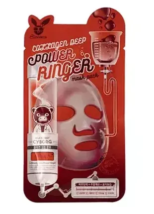 Elizavecca - маска колагенова - collagen deep power ringer mask pack - 23ml1 фото