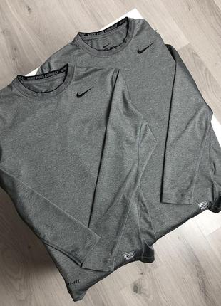 Nike compression pro combat компрессионный лонгслив мужской2 фото