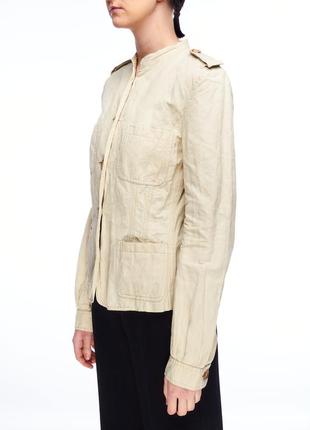 Michael kors;, пиджак, кремовый, коттоновый, женский 102 фото