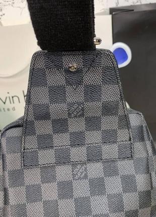 Сумка-слинг louis vuitton avenue damier graphite8 фото