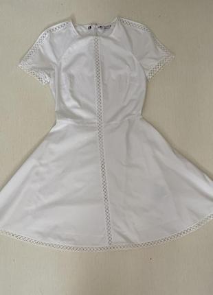 Идеальное белоснежное летнее платье 💯 хлопок4 фото