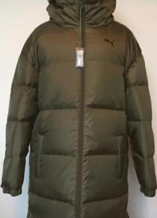 Куртка пуховик пальто парка puma longline down jacket 84361402-оригинал.2 фото