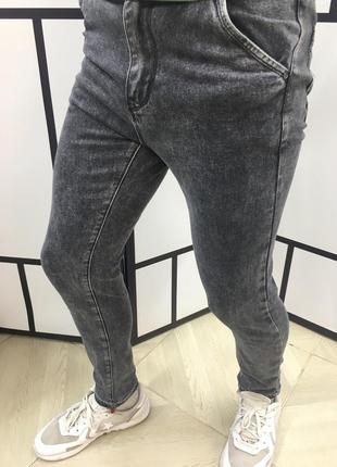 Штани чоловічі pagalee slim джинсові з косими кишенями