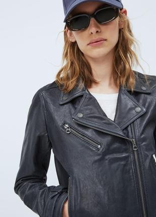 Кожаная куртка pepe jeans london