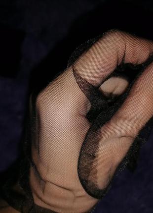 Нейлоновые длинные вечерние перчатки