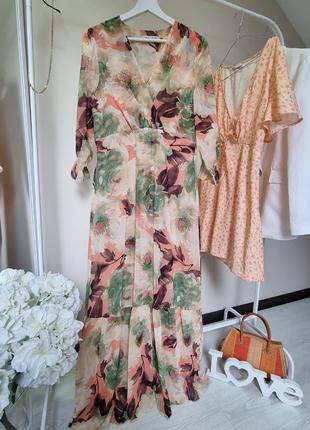 Платье миди шифоновое amelie &amp; amelie