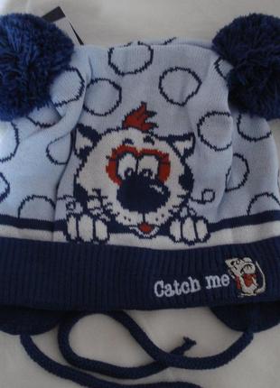 Шапочка з котиком catch me