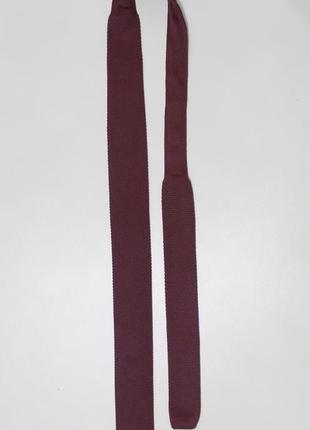 Стильный квадратный вязаный галстук (square tie) в сочном цвете от t&amp;w3 фото