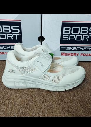 Женские кроссовки skechers bobs b flex 117105 wht