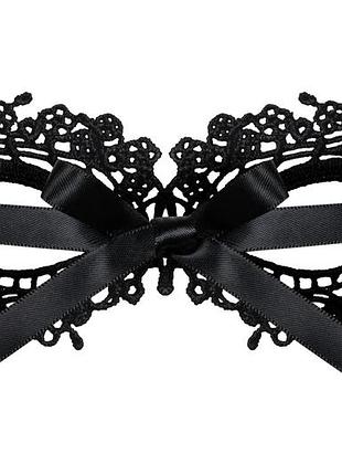 A710 mask obsessive чорна маска мереживо