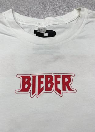 Белая футболка bieber stadium tour h&m оригинал5 фото