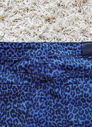 Леопардовые джинсы на низкой посадке3 фото