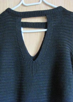 .новый стрейч. свитер с открытыми плечами "selеct" р. m8 фото