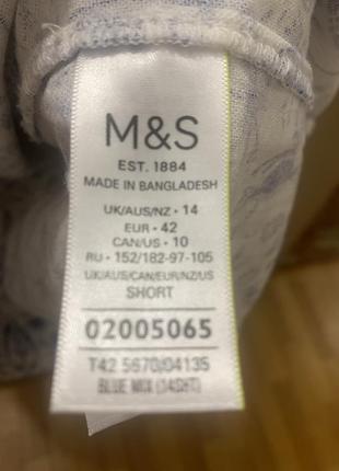 Летнее платье из льна от m&amp;s4 фото