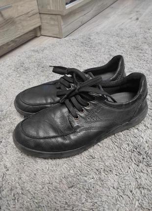 Кожаные кроссовки туфли geox1 фото