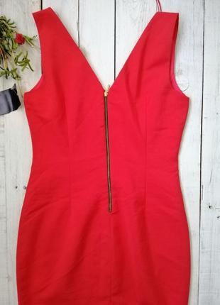 Новое красное платье zara , размер м ( по бирке 170/88a) .3 фото