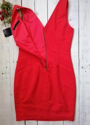 Новое красное платье zara , размер м ( по бирке 170/88a) .4 фото