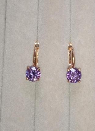 Серьги xuping из медицинского золота