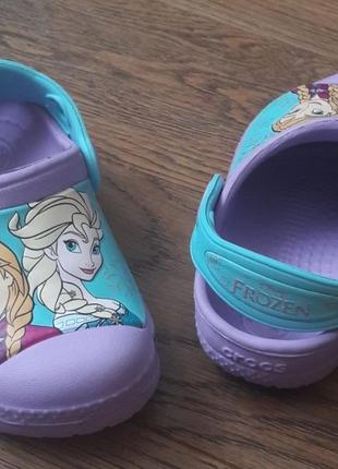 Crocs сабо frozen оригинал р.21-22 (с4/5) ст.13 см.