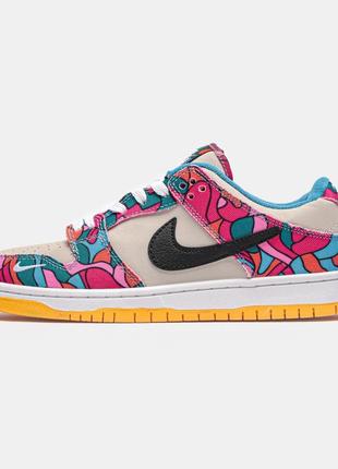 Кроссовки parra x nike sb dunk low 2021
