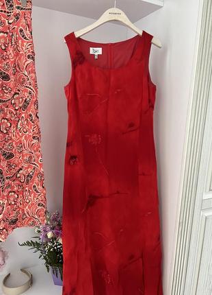 Красное длинное платье asos3 фото