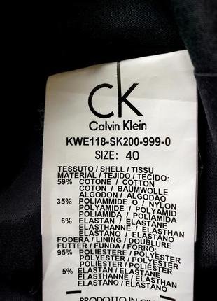 Черная юбка с карманами calvin klein5 фото