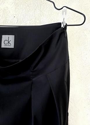 Черная юбка с карманами calvin klein3 фото