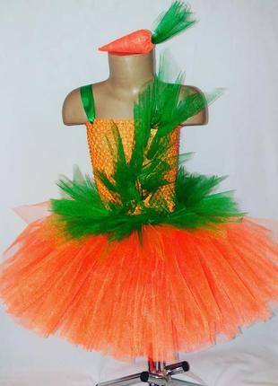 Фатинова святкова сукня морквинка3 фото