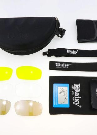 Тактические баллистические очки со сменными линзами daisy x73 фото